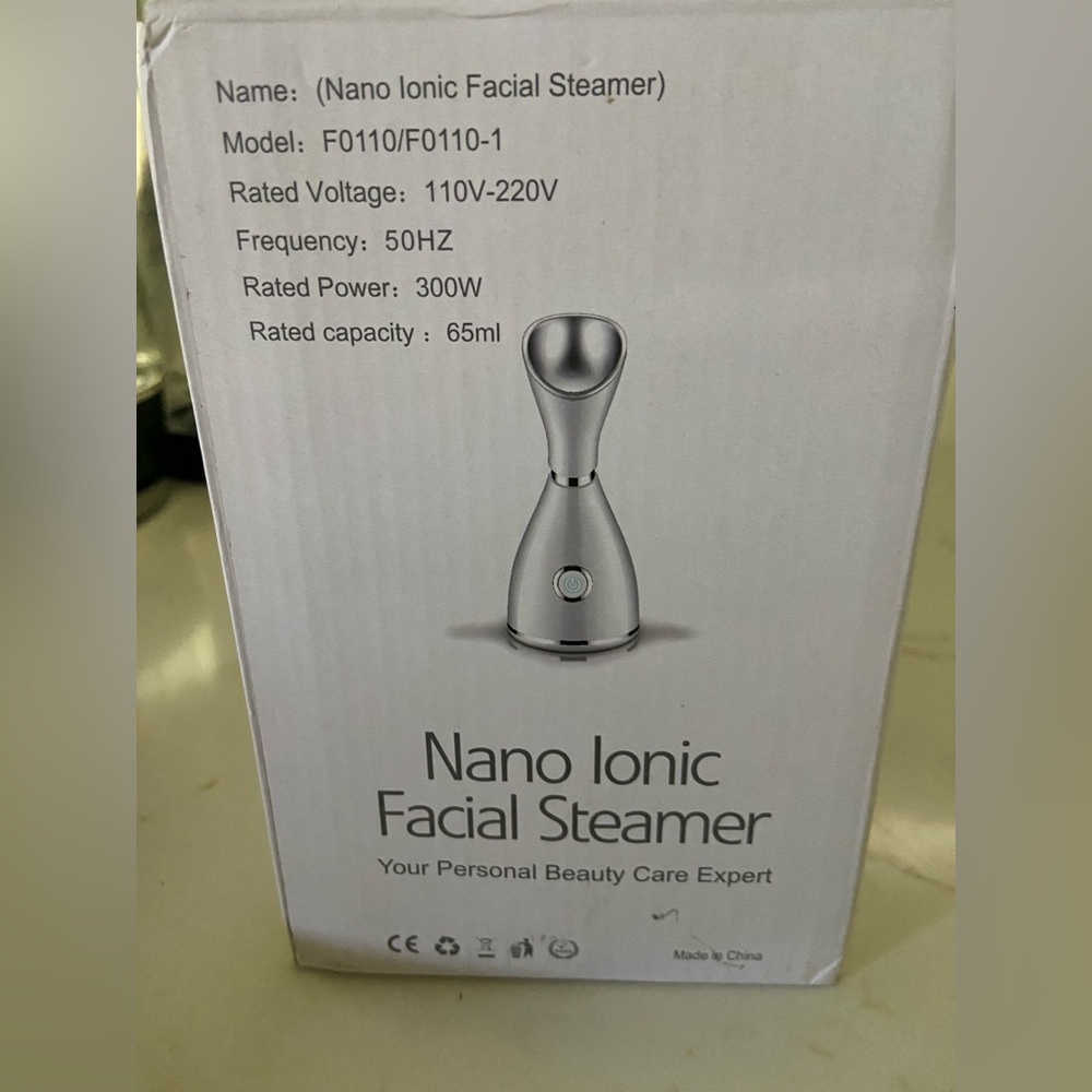 NANO White Ionic Facial Steamer